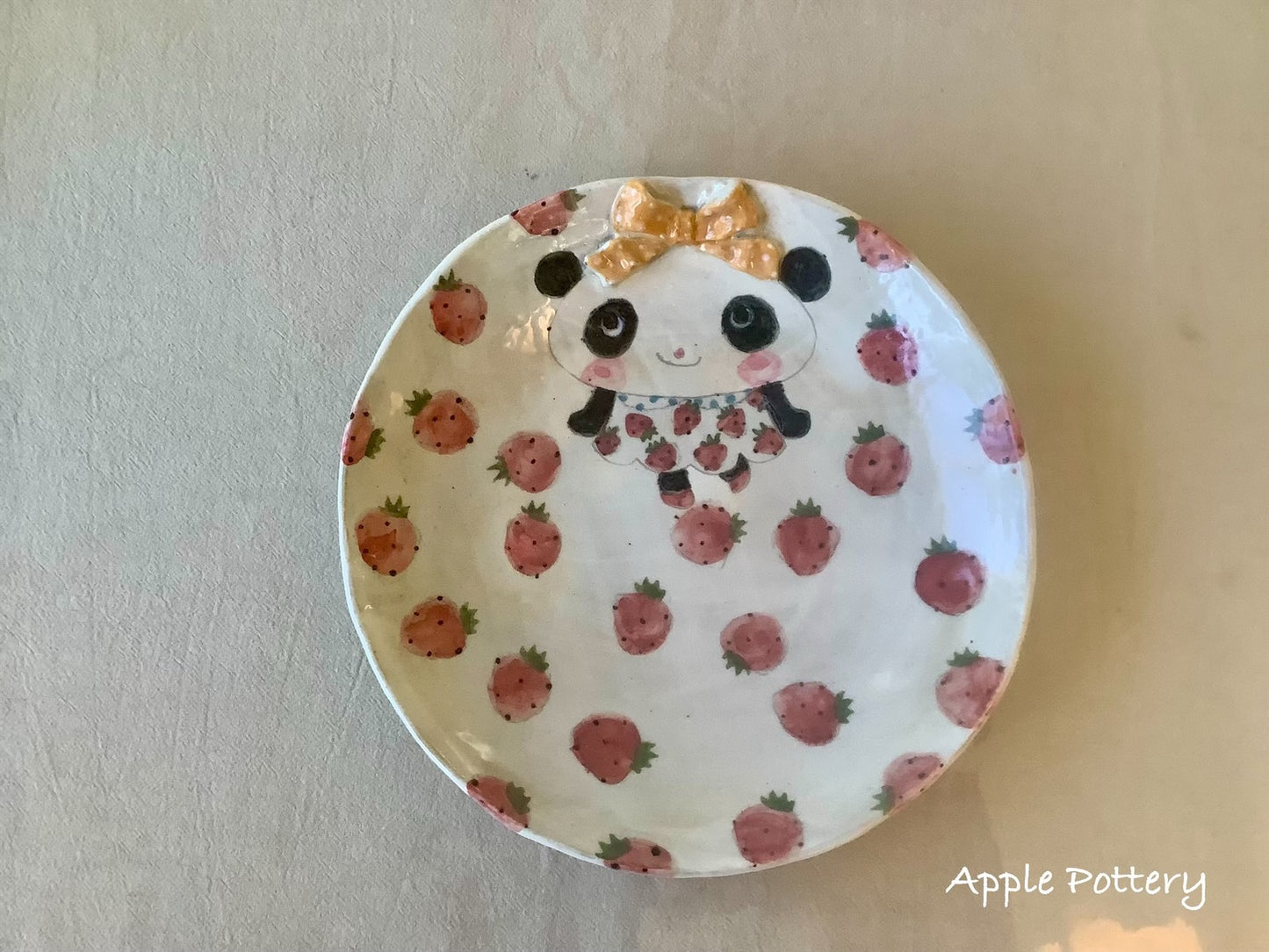 Asako Yamaguchi plate 22.5*22.5*3.5cm