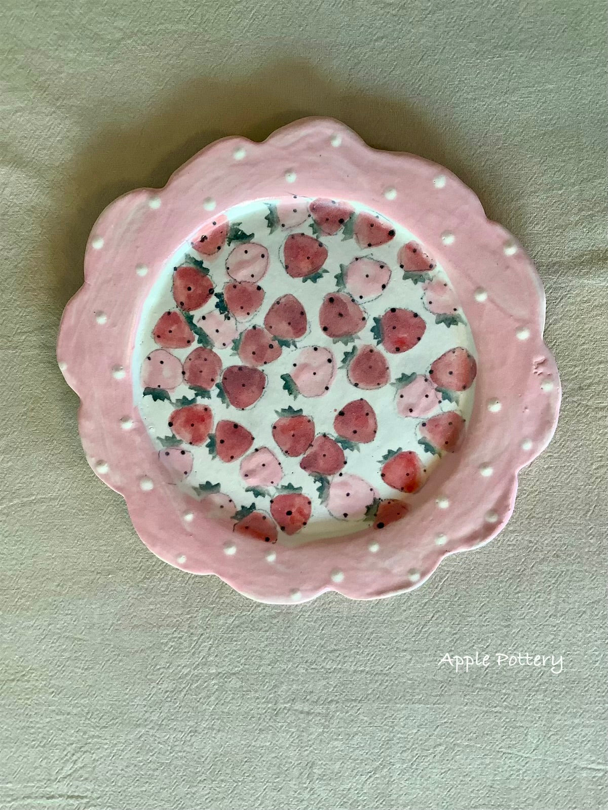 Asako Yamaguchi plate 17.8*18.5*1cm