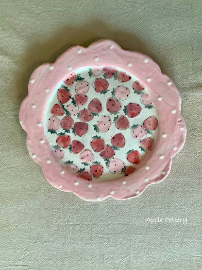 Asako Yamaguchi plate 17.8*18.5*1cm