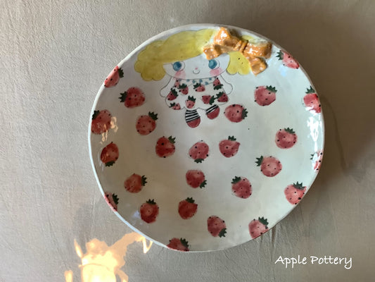 Asako Yamaguchi plate 22.3*22.5*3.5cm